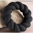 ROCKS-OFF - ANELLO MASTURBATORE TWIST IN SILICONE NERO ROCKS-OFF - ANELLO MASTURBATORE TWIST IN SILICONE NERO