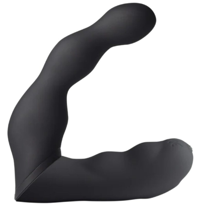 ROCKS-OFF - BLACK PROSTATE AND ANAL VIBRATOR ADAPTER