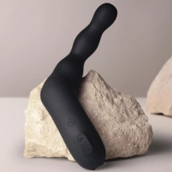 ROCKS-OFF - BLACK PROSTATE AND ANAL VIBRATOR ADAPTER