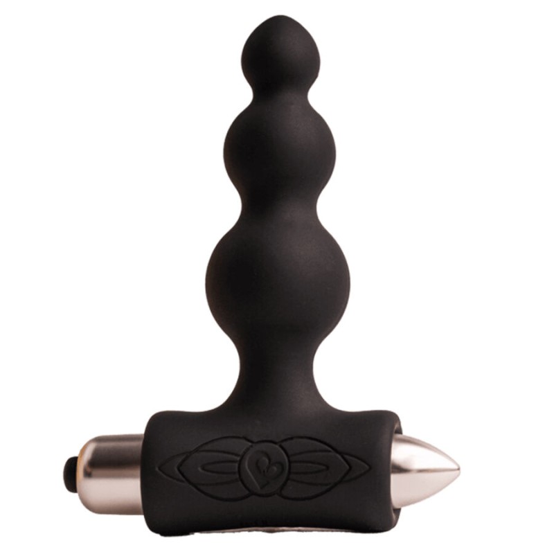 ROCKS- OFF - PETITE SENSATIONS BUBBLES ANAL PLUG VIBRATOR BLACK