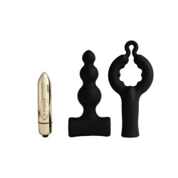 ROCKS-OFF - PETITE SENSATIONS BUBBLES ANAL PLUG VIBRATEUR NOIR