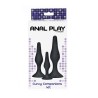 TOYJOY - ANAL PLAY CURVY COMPANIONS PLUG ANALE 3 PEZZI NERO