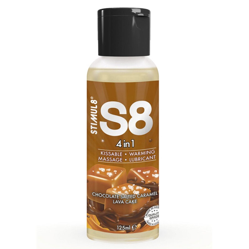 STIMUL8 - S8 LUBRIFIANT DESSERT 4 EN 1 CHOCOLAT ET CARAMEL SALÉ 125 ML