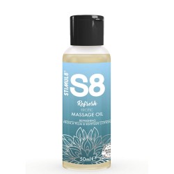 STIMUL8 - S8 REFRESH OLIO DA MASSAGGIO EROTICO IN COTONE 50 ML