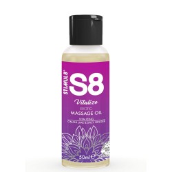 STIMUL8 - S8 VITALISIERENDES EROTISCHES MASSAGEÖL LIMETTE 50 ML