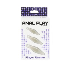 TOYJOY - GIOCO ANALE FINGER RIMMER 3 PEZZI TRASPARENTE