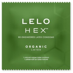 LELO - HEX ORGANIC CONDOM BOX 3 UNITS
