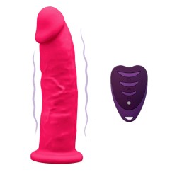 SILEXD - MODELLO PENE REALISTICO 2 ROSA TELECOMANDO LRS 17 CM