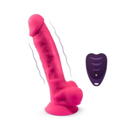 SILEXD - MODELLO PENE REALISTICO 18 VIBRAZIONE ROSA TELECOMANDO LRS