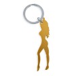 DIABLO PICANTE - PORTE-CLÉS AVEC SILHOUETTE FÉMININE COULEUR OR AVEC DÉCAPOTEUR DIABLO PICANTE - PORTE-CLÉS AVEC SILHOUETTE FÉMININE COULEUR OR AVEC DÉCAPOTEUR