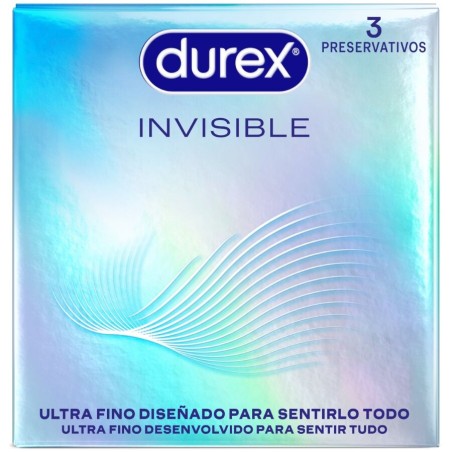 DUREX - ULTRADÜNNE UNSICHTBARE KONDOME 3 EINHEITEN
