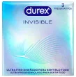 DUREX - PRESERVATIVI INVISIBILI ULTRA SOTTILI 3 UNITÀ DUREX - PRESERVATIVI INVISIBILI ULTRA SOTTILI 3 UNITÀ
