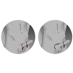 ELECTRASTIM - PRESTIGE ELECTRA LOOPS ANNEAUX PÉNIENS RÉGLABLES ROUGES