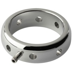 ELECTRASTIM - ANELLO ELETTROMAGNETICO PER PENE IN METALLO PRESTIGE 46 MM