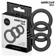 ADDICTED TOYS - SET OF SILICONE RINGS MODEL 1 ADDICTED TOYS - SET OF SILICONE RINGS MODEL 1
