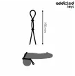 ADDICTED TOYS - CORDE EN SILICONE POUR LE PÉNIS À DOUBLE BOUCLE ADDICTED TOYS - CORDE EN SILICONE POUR LE PÉNIS À DOUBLE BOUCLE