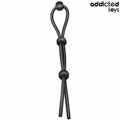 ADDICTED TOYS - CORDA IN SILICONE PER IL PENE A TRIPLO ANELLO