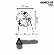 ADDICTED TOYS - TRIPLE PENIS RING ADDICTED TOYS - TRIPLE PENIS RING