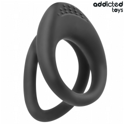 ADDICTED TOYS - DOPPELT STRUKTURIERTER PENISRING