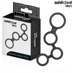 ADDICTED TOYS - ANELLO PER PENE CON DIVISORI PER TESTICOLI
