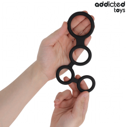 ADDICTED TOYS - ANELLO PER PENE CON DIVISORI PER TESTICOLI