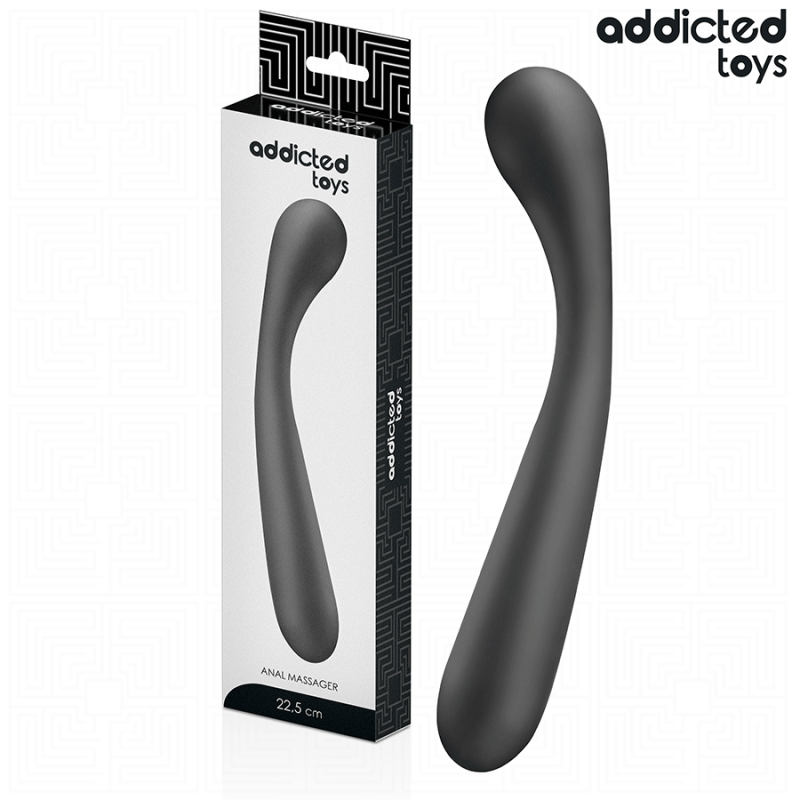 ADDICTED TOYS - DOUBLE ANAL MASSAGER SILICONE 22.5 CM