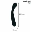 ADDICTED TOYS - DOUBLE ANAL MASSAGER SILICONE 22.5 CM ADDICTED TOYS - DOUBLE ANAL MASSAGER SILICONE 22.5 CM