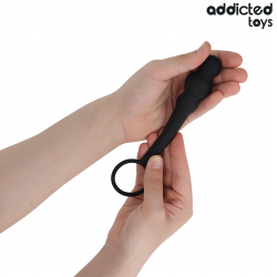 ADDICTED TOYS - ANAL PLUG WITH RING SILICONE MODEL 1