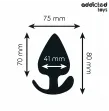 ADDICTED TOYS - PLUG ANAL SILICONA TALLA L 8 CM ADDICTED TOYS - PLUG ANAL SILICONA TALLA L 8 CM