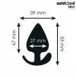 ADDICTED TOYS - ANALSTECKER GRÖSSE S 5,3 CM ADDICTED TOYS - ANALSTECKER GRÖSSE S 5,3 CM