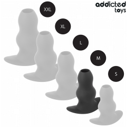 ADDICTED TOYS - HOHL ANAL PLUG GRÖSSE M 9,6 CM