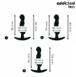 ADDICTED TOYS - LOT DE 3 PLUG ANAL MODÈLE 1 ADDICTED TOYS - LOT DE 3 PLUG ANAL MODÈLE 1