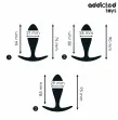 ADDICTED TOYS - SET OF 3 ANAL PLUG SILICONE MODEL 2 ADDICTED TOYS - SET OF 3 ANAL PLUG SILICONE MODEL 2