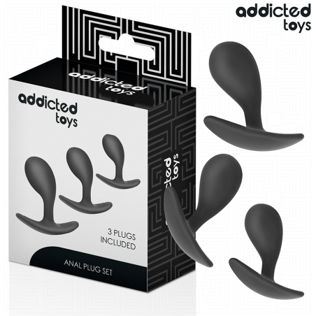 ADDICTED TOYS - SET DI 3 TAPPI ANALI MODELLO 3