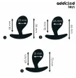 ADDICTED TOYS - SET DE 3 PLUG ANAL SILICONA MODELO 3 ADDICTED TOYS - SET DE 3 PLUG ANAL SILICONA MODELO 3