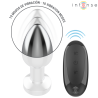 INTENSE - PLUG ANAL 10 VIBRATIONS MÉTAL AVEC TÉLÉCOMMANDE M