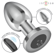 INTENSE - ANAL PLUG 10 VIBRATIONS METAL WITH REMOTE CONTROL L INTENSE - ANAL PLUG 10 VIBRATIONS METAL WITH REMOTE CONTROL L