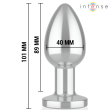 INTENSE - PLUG ANAL 10 VIBRATIONS MÉTAL AVEC TÉLÉCOMMANDE L INTENSE - PLUG ANAL 10 VIBRATIONS MÉTAL AVEC TÉLÉCOMMANDE L