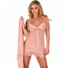 LIVCO CORSETTI FASHION - HYEONA 1710 BABYDOLL THONG ROSE S