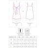 LIVCO CORSETTI FASHION - HYEONA 1710 BABYDOLL TANGA ROSA S