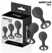 ADDICTED TOYS - SET OF 3 ANAL PLUG SILICONE WITH JEWEL ADDICTED TOYS - SET OF 3 ANAL PLUG SILICONE WITH JEWEL