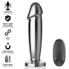 INTENSE - PLUG ANAL 10 VIBRATIONS GODE MÉTALLIQUE AVEC TÉLÉCOMMANDE S