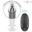 INTENSE - ANAL PLUG 10 VIBRATIONS METAL DILDO WITH REMOTE CONTROL S INTENSE - ANAL PLUG 10 VIBRATIONS METAL DILDO WITH REMOTE CONTROL S