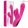 INTENSE - BRITNEY VIBRATEUR LAPIN MULTIFONCTION 23 CM ROSE