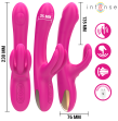 INTENSE - BRITNEY MULTIFUNCTION RABBIT VIBRATOR 23 CM PINK INTENSE - BRITNEY MULTIFUNCTION RABBIT VIBRATOR 23 CM PINK