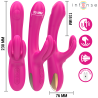 INTENSE - BRITNEY MULTIFUNCTION RABBIT VIBRATOR 23 CM PINK