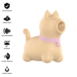 INTENSE - TOULOUSE STIMULATOR WITH 360º ROTATING TONGUE YELLOW