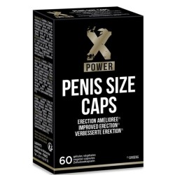 XPOWER - CAPSULE PER INGRANAGGI DEL PENE PER EREZIONI MIGLIORATE 60 CAPSULE