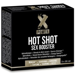 X POWER - HOT SHOT SEX BOOSTER STEIGERT DIE LIBIDO 3 X 20 ML