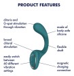 SATISFYER - G FOR GODDESS 2 RABBIT VIBRATOR BOTTLE GREEN SATISFYER - G FOR GODDESS 2 RABBIT VIBRATOR BOTTLE GREEN